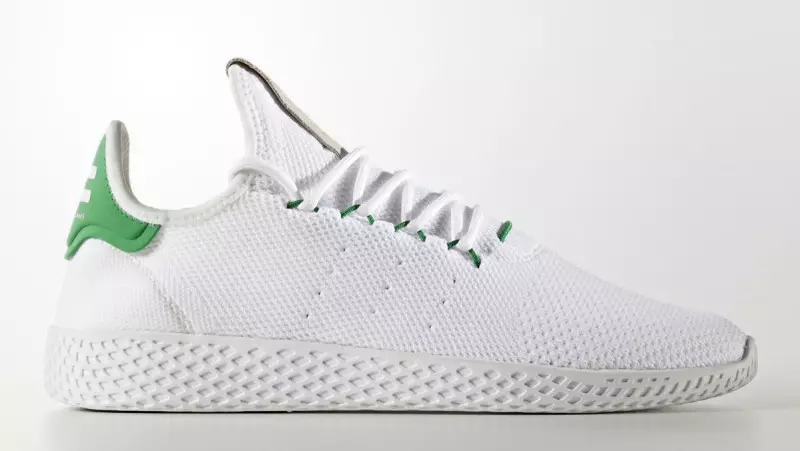 Pharrell adidas Tennis Hu White Green Tarikh Tayangan BA7828