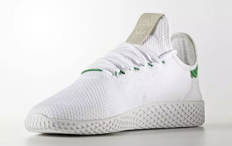 Pharrell adidas Tennis Hu White Green Väljalaskekuupäev BA7828