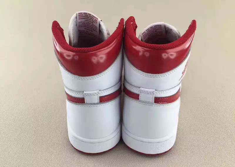 Air Jordan 1 Vermelho Metálico 2017 555088-103