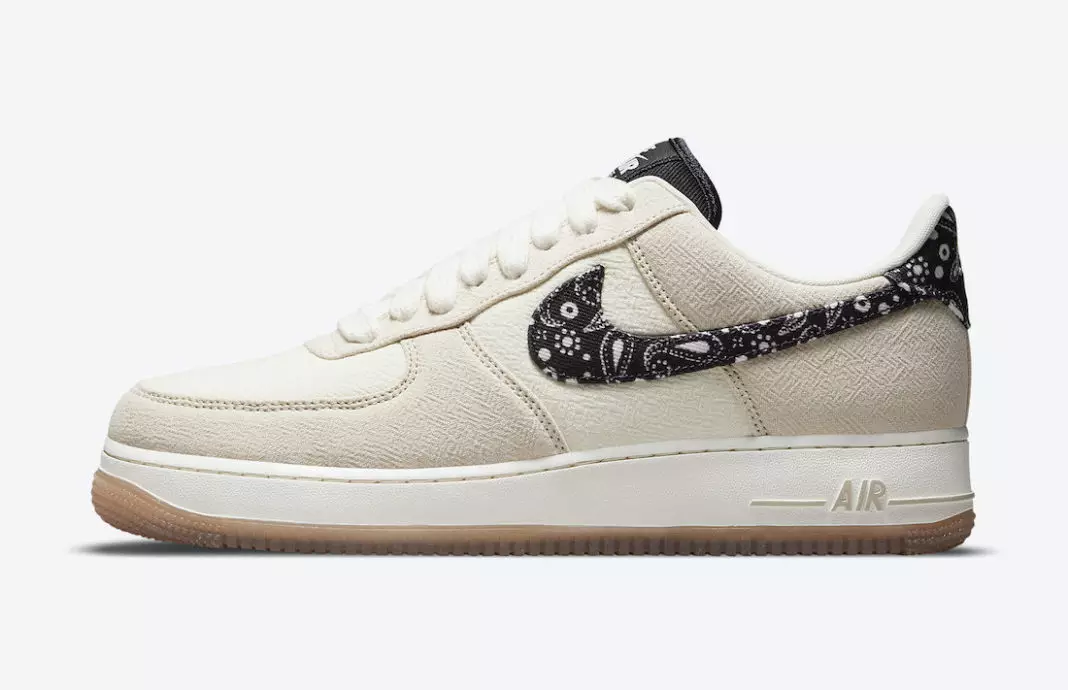 تاريخ إصدار Nike Air Force 1 Low Paisley Swoosh DJ4631-200