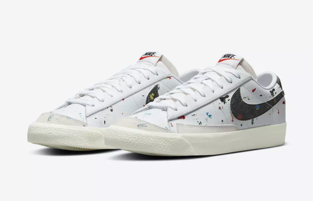 Nike Blazer Low Paint Splatter DJ1517-100 تاريخ الإصدار