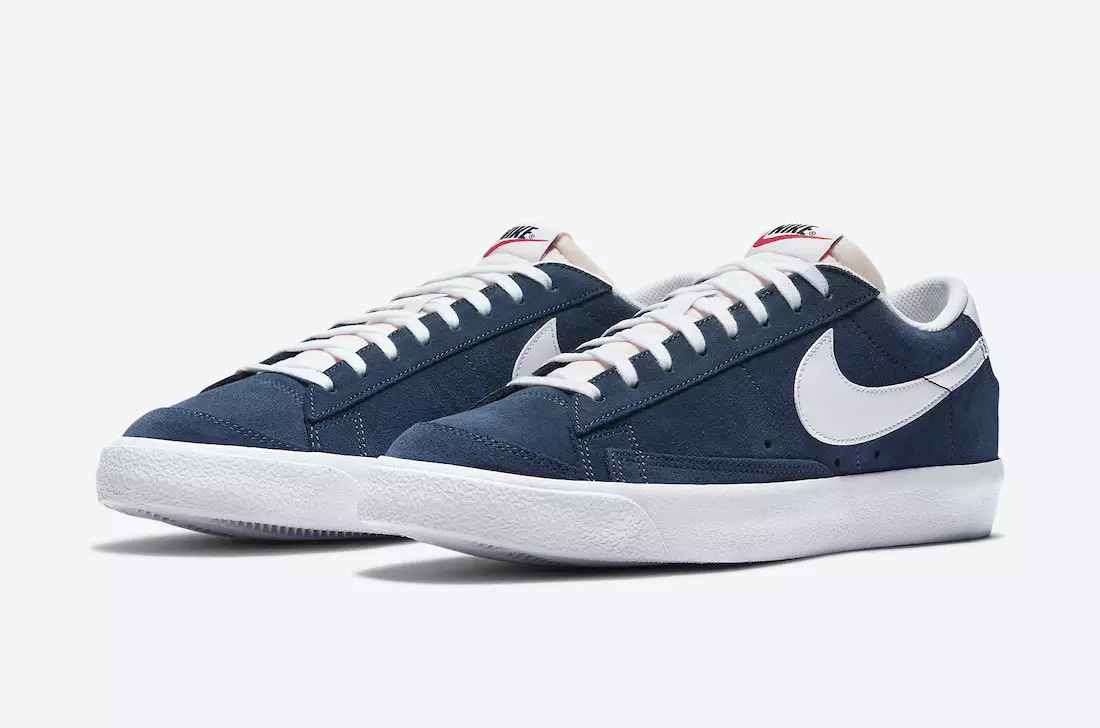 Nike Blazer Low Navy Suede DA7254-400 ဖြန့်ချိသည့်ရက်စွဲ