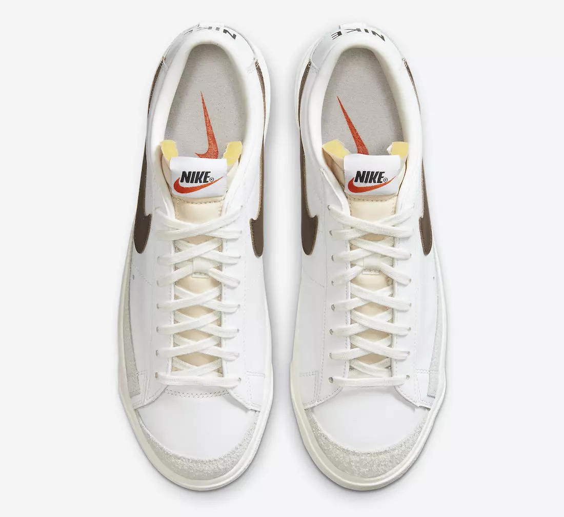 Nike Blazer Low 77 Vintage White Chocolate DA6364-100 تاريخ الإصدار