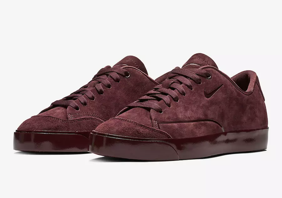 Nike Blazer City Low em Camurça Borgonha