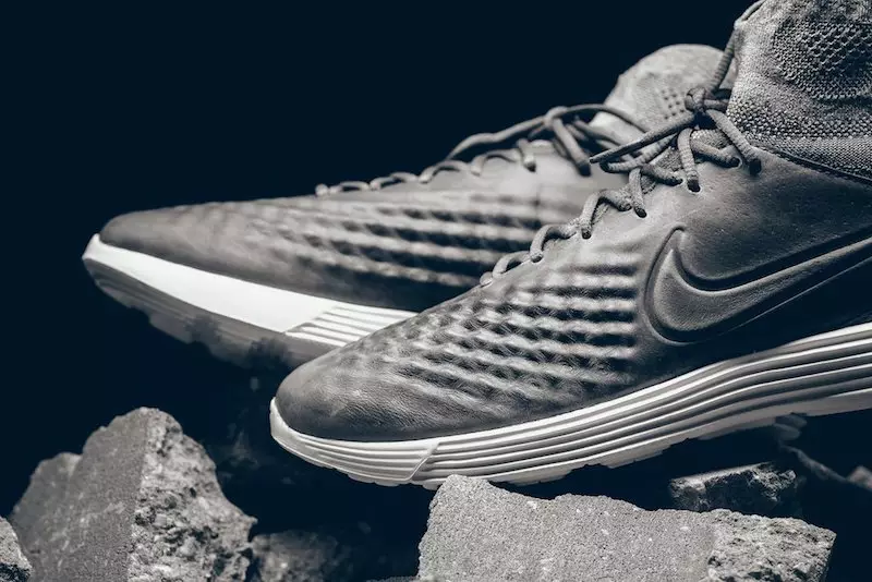 Nike Lunar Magista 2 Flyknit Dark Grey Mac Tíre Liath