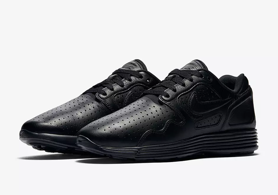 Nike Lunar Flow Leather Եռակի սև