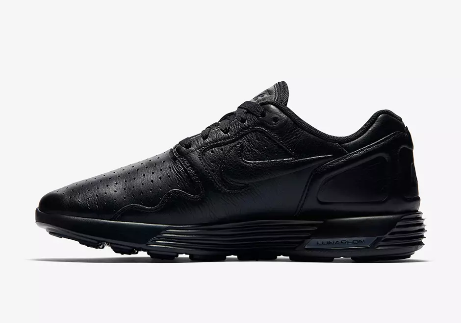 Nike Lunar Flow Leather Triple Negre