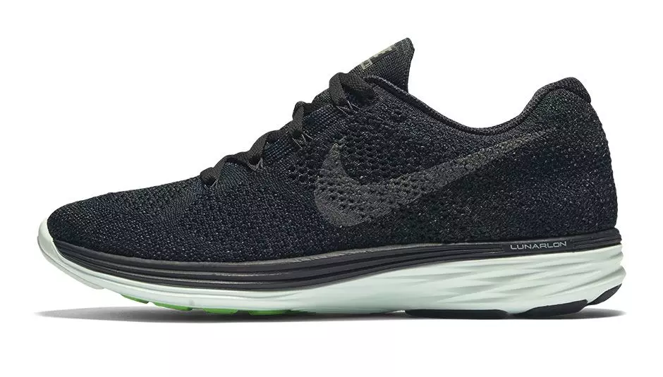 Nike Womens Flyknit לונאַר 3 מידנייט פּאַק