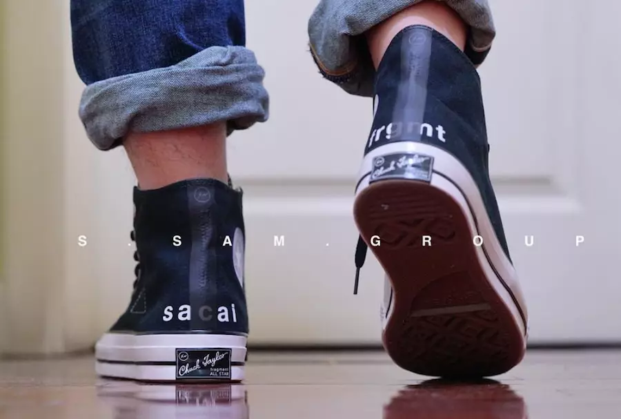 sacai x фрагмент дизайны x Converse Чак Тейлор