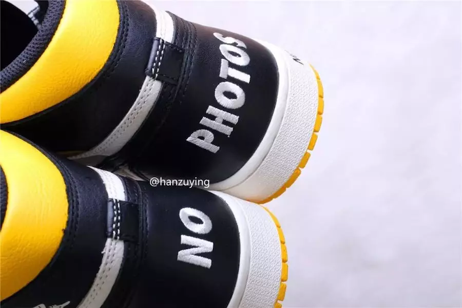 Air Jordan 1 NRG No Ls Varsity Maize 861428-107 Шығарылған күні