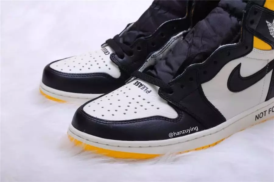 Air Jordan 1 NRG No Ls Varsity Maize 861428-107 Ngày phát hành