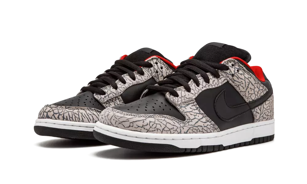 Nike SB Dunk Low Supreme Negras Cemento 2002 304292-131