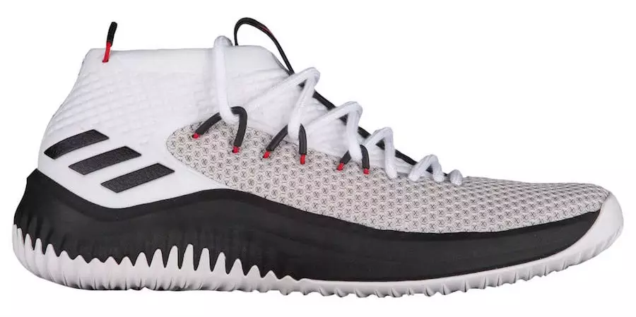 adidas Dame 4 White Black Red Дата на издаване BY3759