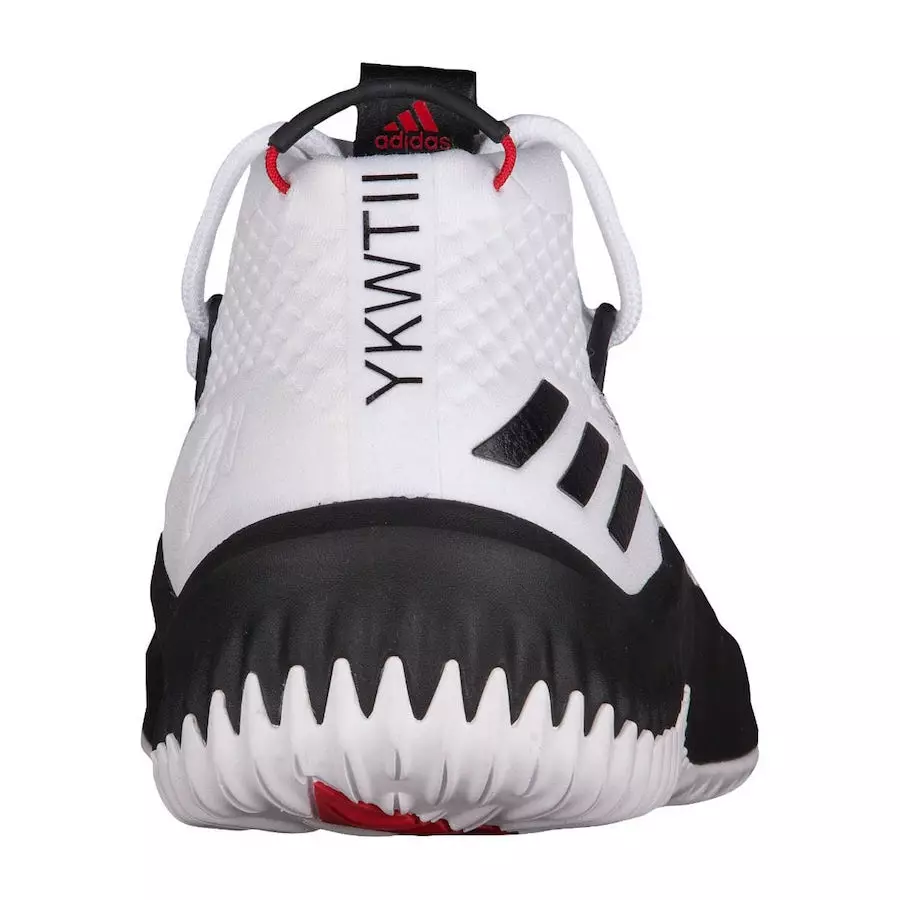 adidas Dame 4 White Black Red Datum izdavanja BY3759