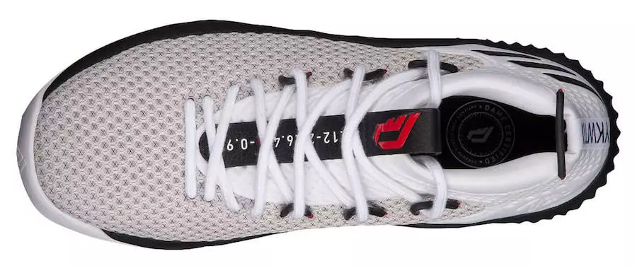 Adidas Dame 4 White Black Red Дата выпуску BY3759