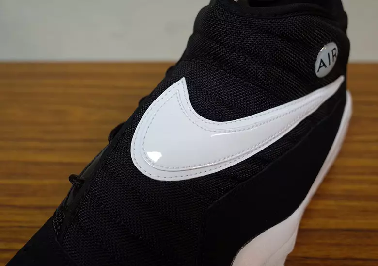 Nike Air Shake NDestrukt Lëkurë e lyer e bardhë e zezë