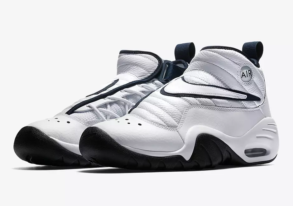 Аслии Nike Air Shake NDestrukt бо ранги сафед ва баҳрӣ ба зудӣ мебарояд