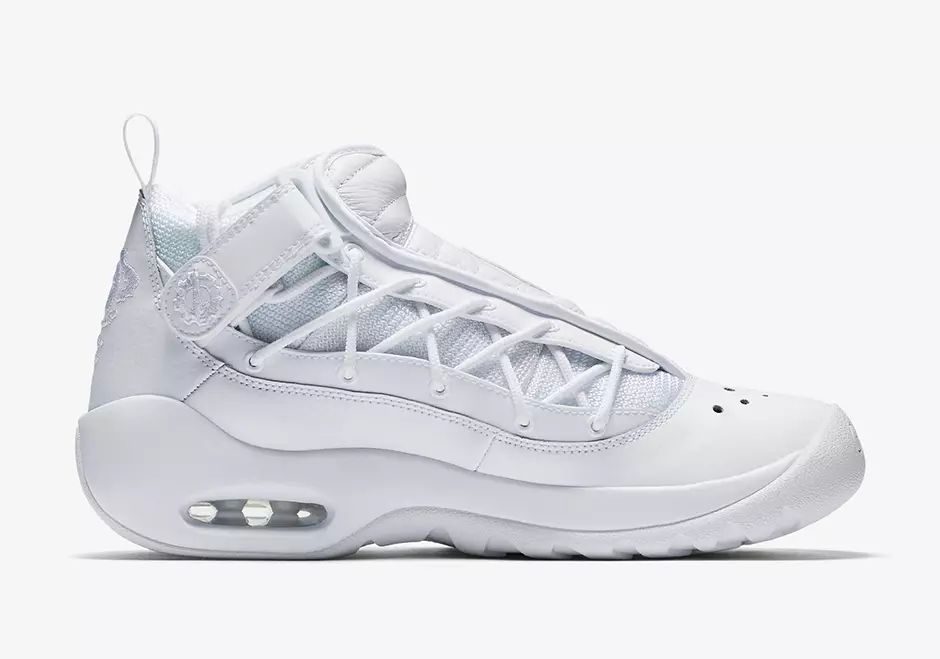 Nike Air Shake NDestrukt Triple White 880869-101 გამოშვების თარიღი Laces