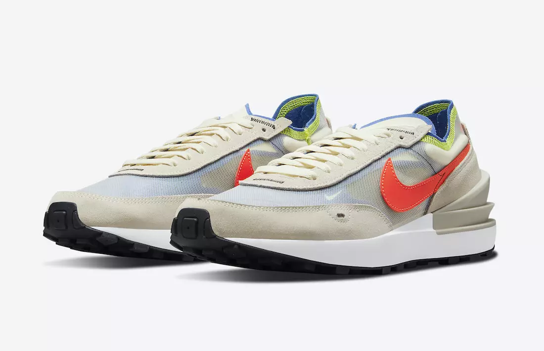 Nike Waffle One Kokos Südü ilə Allıq Swooshes