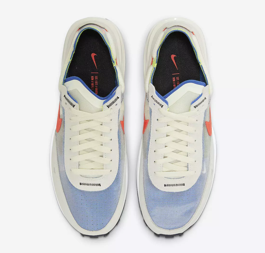 Nike Waffle One Coconut Milk Hyper Crimson Hyper Royal DA7995-101 Releasedatum