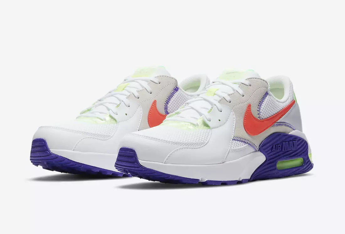 Nike Air Max Excee White Indigo Volt Crimson DD2985-100 – data premiery