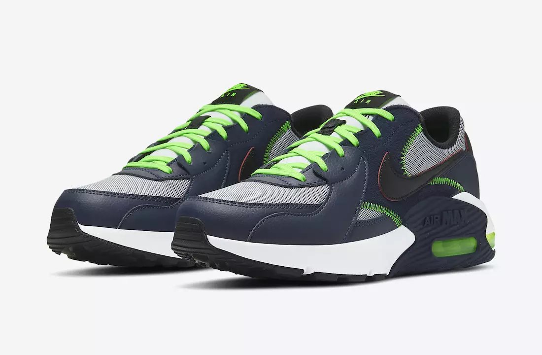 Nike Aeir Max Excee Aibhsithe Le variant Neon