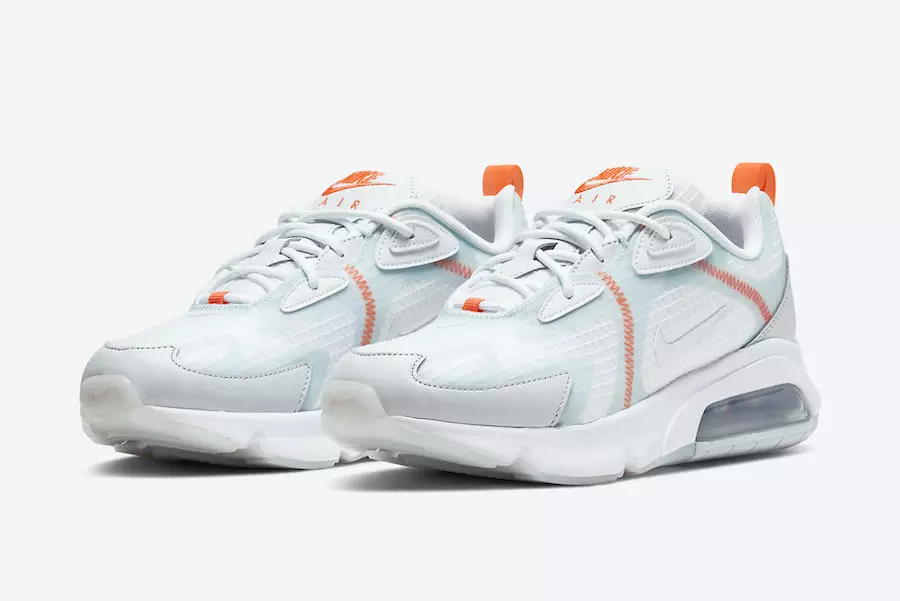 Narıncı Açıq Tikişli Nike Air Max 200