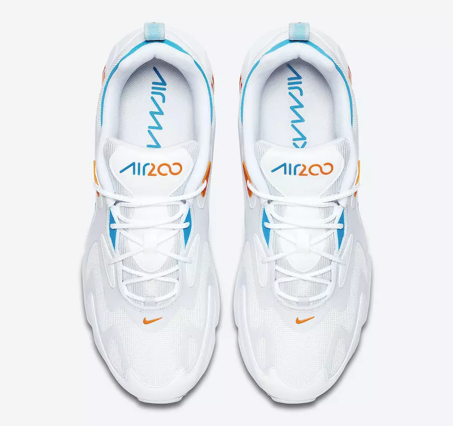 Nike Air Max 200 Хөл бөмбөгийн саарал өнгийн лазер цэнхэр CT1262-001 худалдаанд гарсан огноо