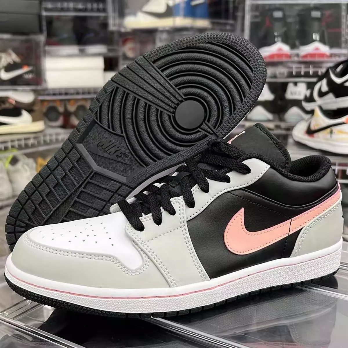 Air Jordan 1 Low Black Gray Pink 553558-062 Чыгарылган датасы