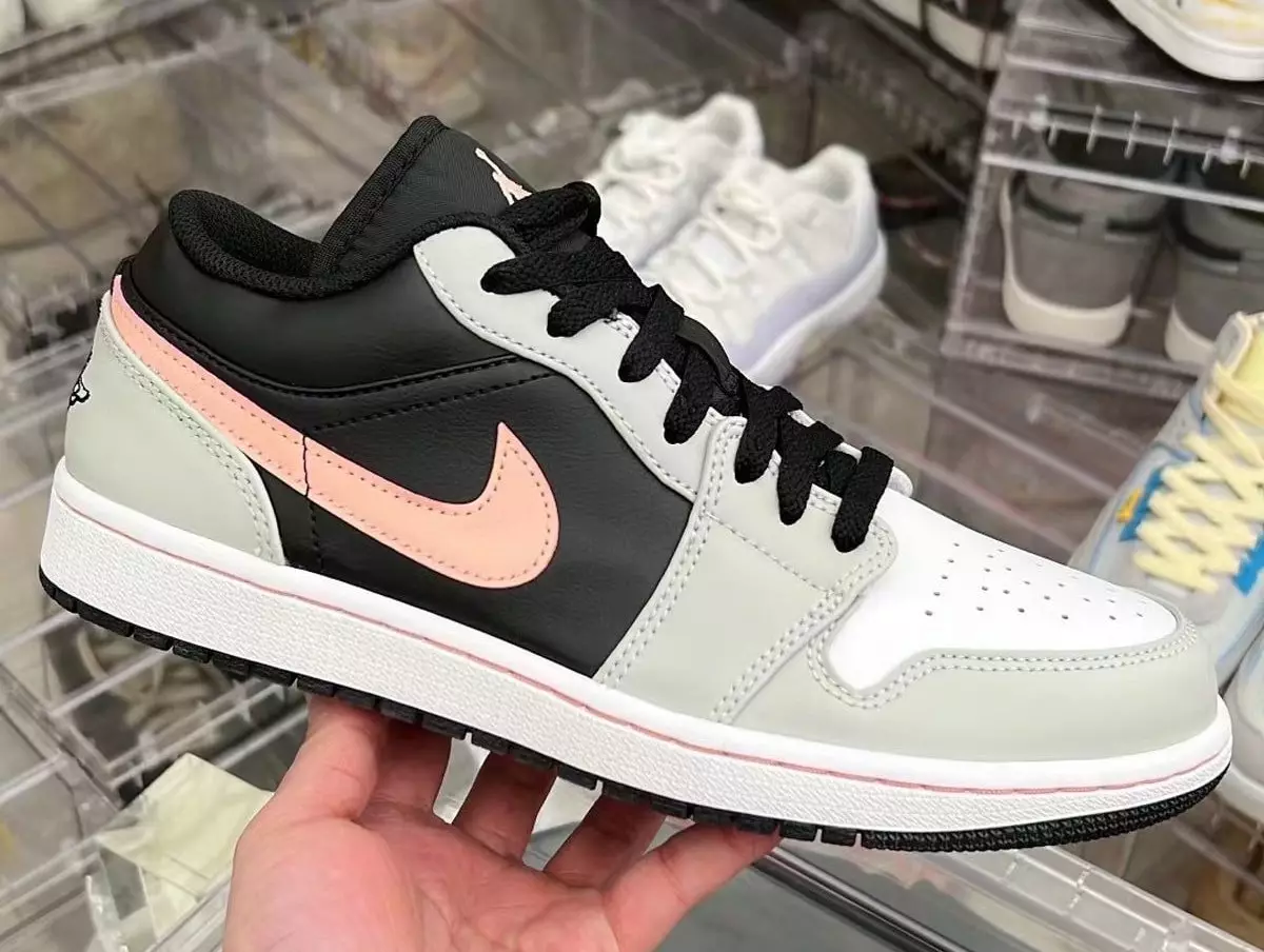 Air Jordan 1 Düşük Siyah Gri Pembe 553558-062 Çıkış Tarihi