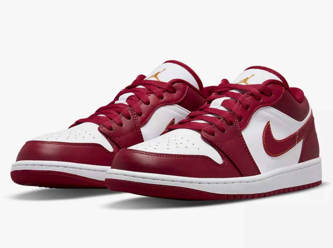 Air Jordan 1 Low Cardinal Red 553558-607 Chiqarish sanasi