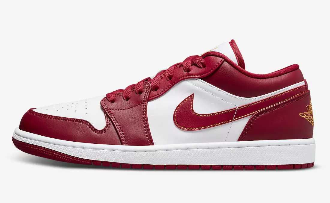 Air Jordan 1 Low Cardinal Red 553558-607 Julkaisupäivä