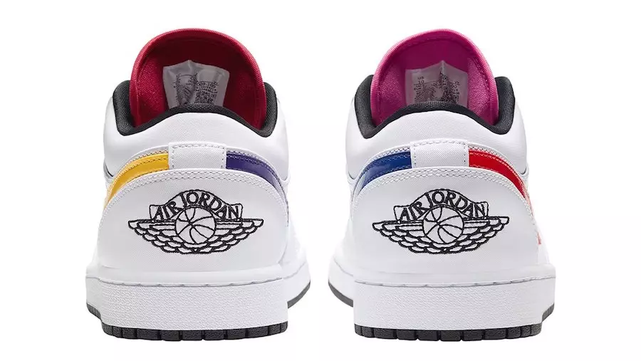 L'Air Jordan 1 Low arriba amb diferències multicolors