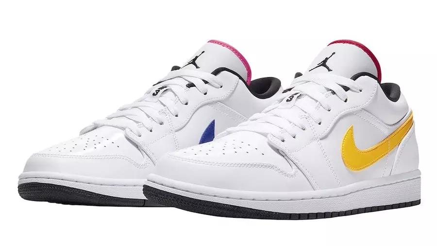 Air Jordan 1 Low White Multi-Color CW7009-100 Data tar-Rilaxx