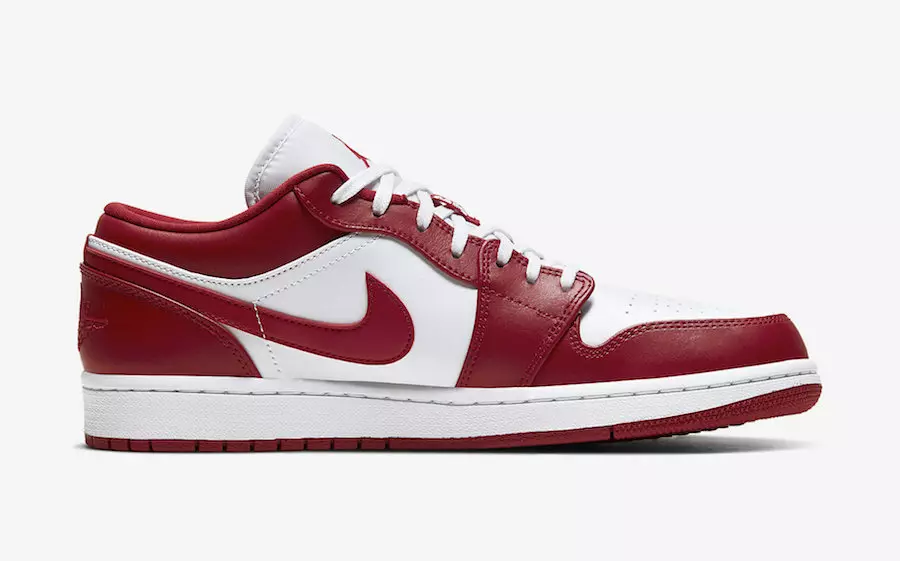 Air Jordan 1 Low Gym Red White 553558-611 تاريخ الإصدار السعر