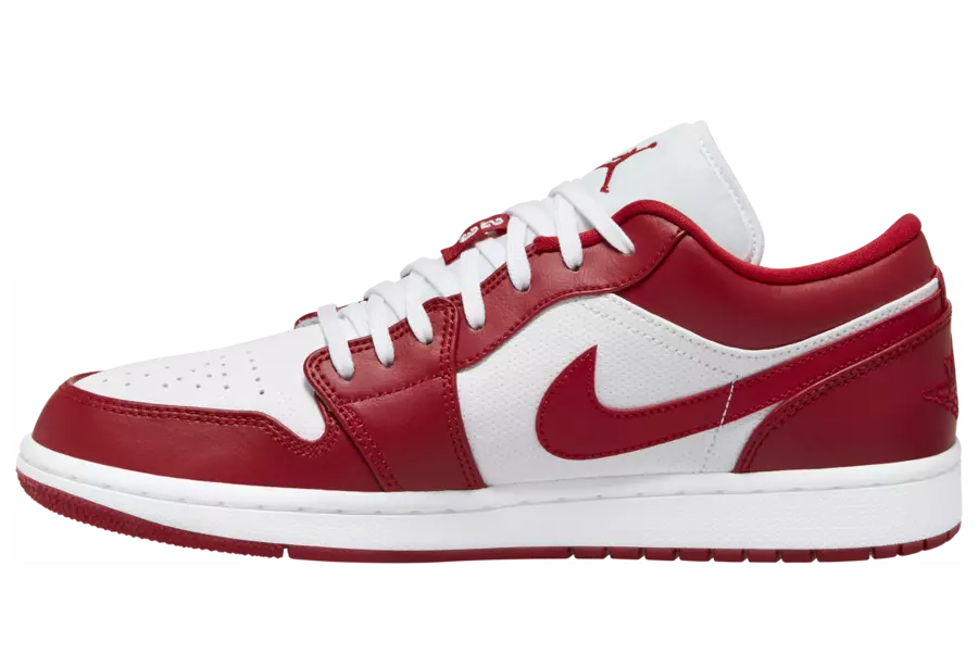 Air Jordan 1 Low Gym Red White 553558-611 Išleidimo data