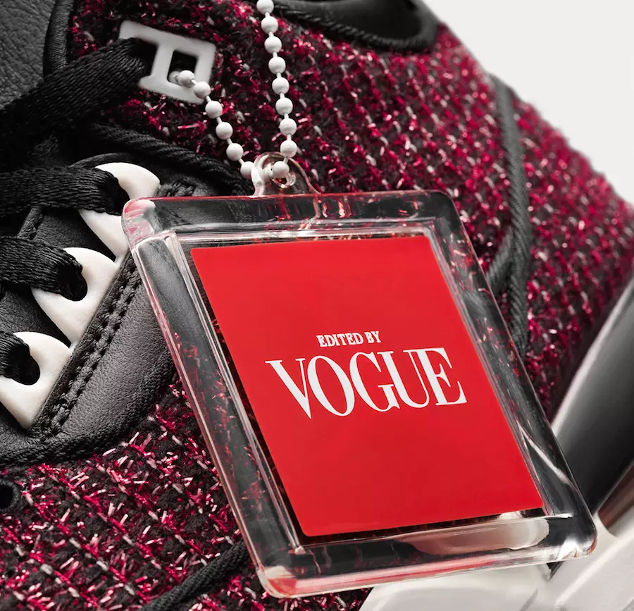 Vogue Air Jordan 3 Tarikh Tayangan Merah Universiti AWOK