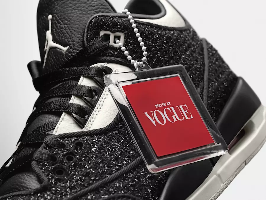 Data e publikimit të Vogue Air Jordan 3 AWOK Black