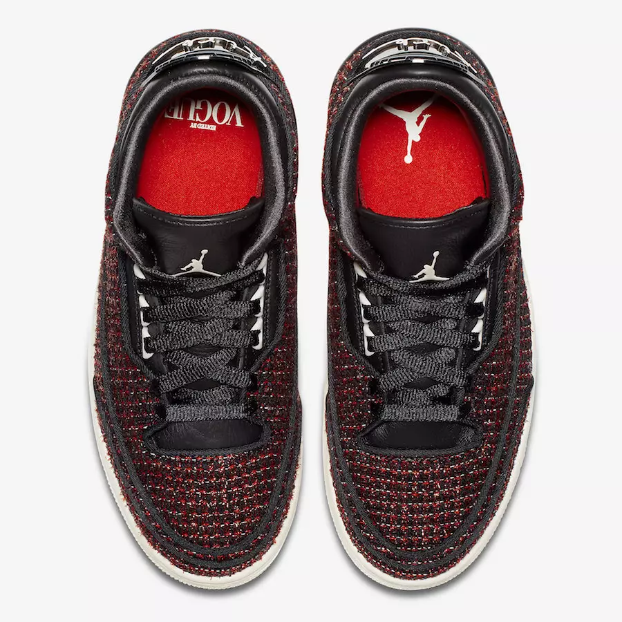 Air Jordan 3 AWOK University Red BQ3195-601 تاريخ الإصدار