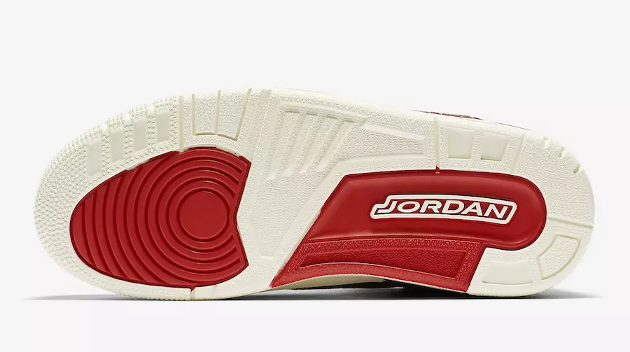 Air Jordan 3 AWOK אוניווערסיטעט רויט BQ3195-601 מעלדונג טאָג