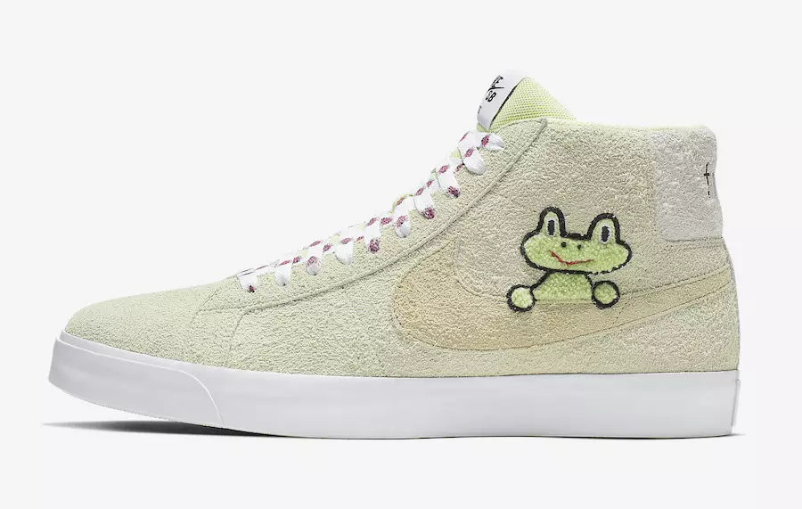 Frog Skateboards Nike SB Blazer Mid AH6158-300 Data di rilascio