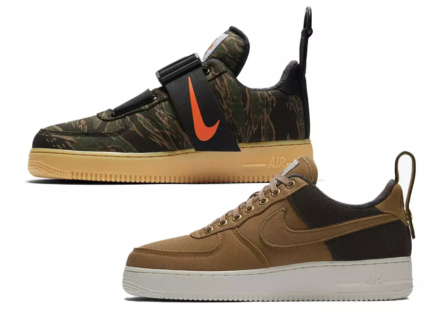 Offiziell Fotoen vum Carhartt x Nike Air Force 1 Low an Air Force 1 Utility