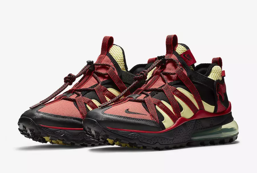 Nike Air Max 270 Bowfin Releasing i University Red og Light Citron