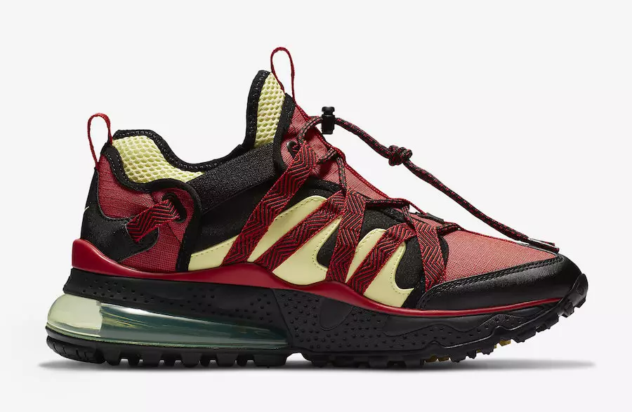 Nike Air Max 270 Bowfin University Red Light Citron AJ7200-003 Megjelenés dátuma