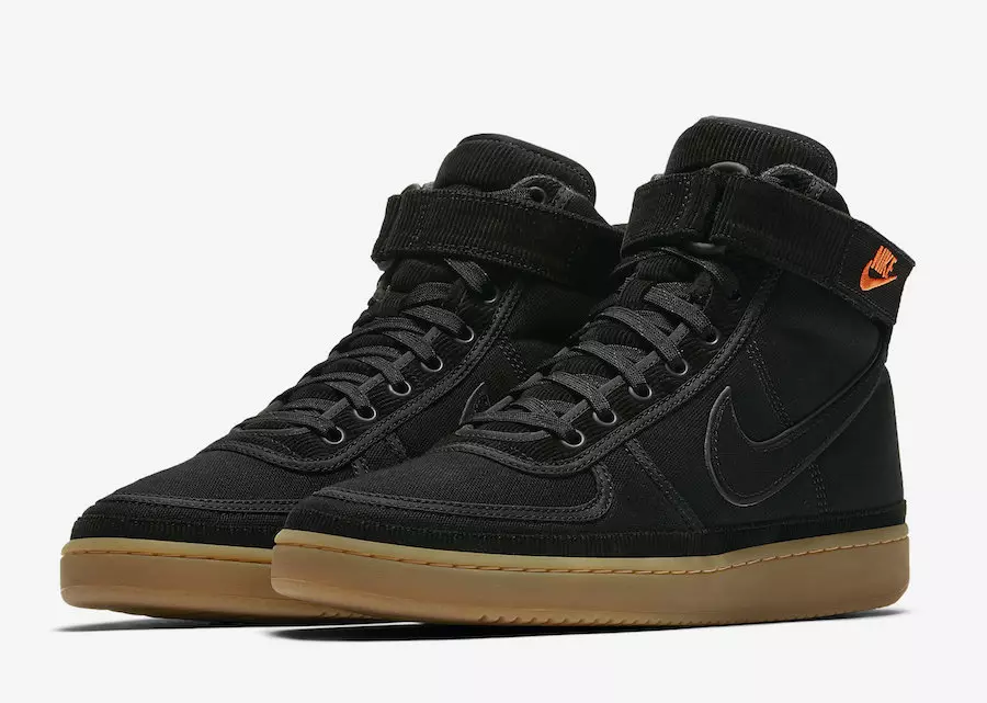 Carhartt WIP Nike Vandal High Supreme Black Gum AV4115-001 Release Date