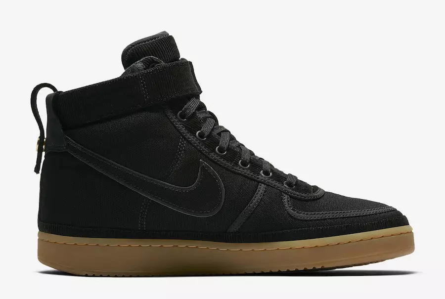 Carhartt WIP Nike Vandal High Supreme Black Gum AV4115-001 Release Date