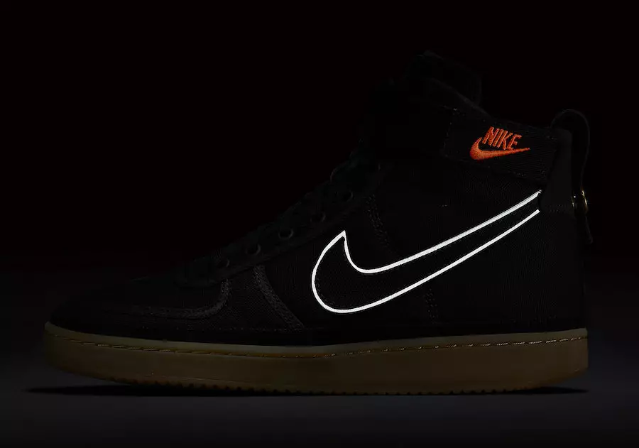 Carhartt WIP Nike Vandal High Supreme Black Gum AV4115-001 מעלדונג טאָג