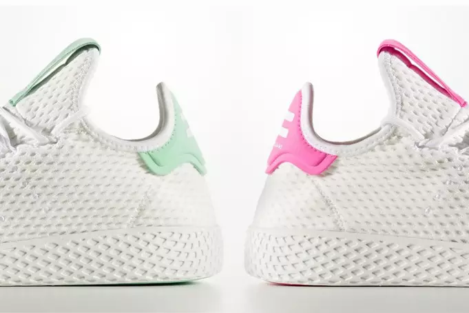 Pharrell adidas Tennis Hu Heleroosa roheline