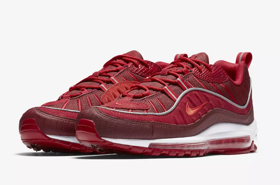 Nike Air Max 98 командасы Red Habanero Red AO9380-600