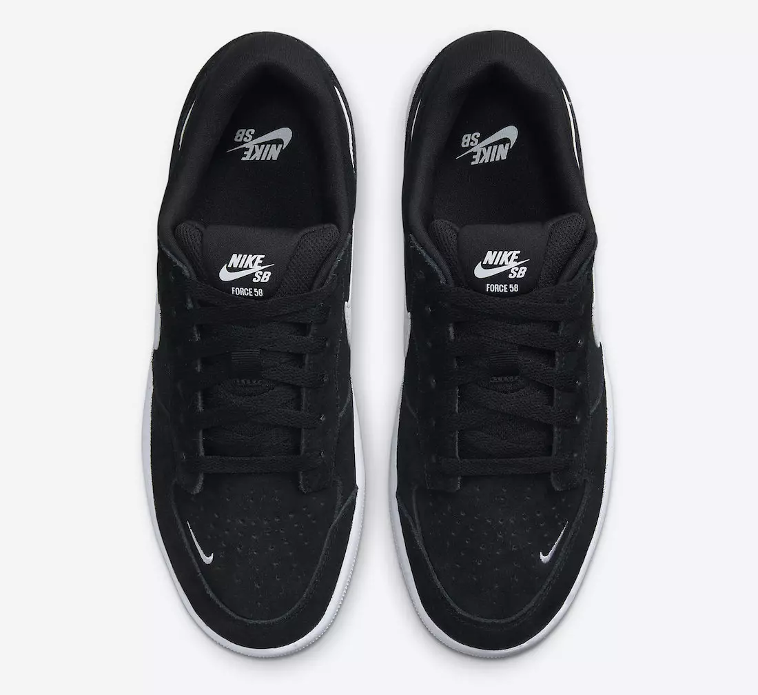 Nike SB Force 58 Negras Blancas CZ2959-001 Fecha de lanzamiento